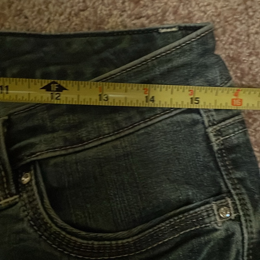 White House Black Market  Pedal Pusher Blue Denim Jeans - Picture 6 of 8